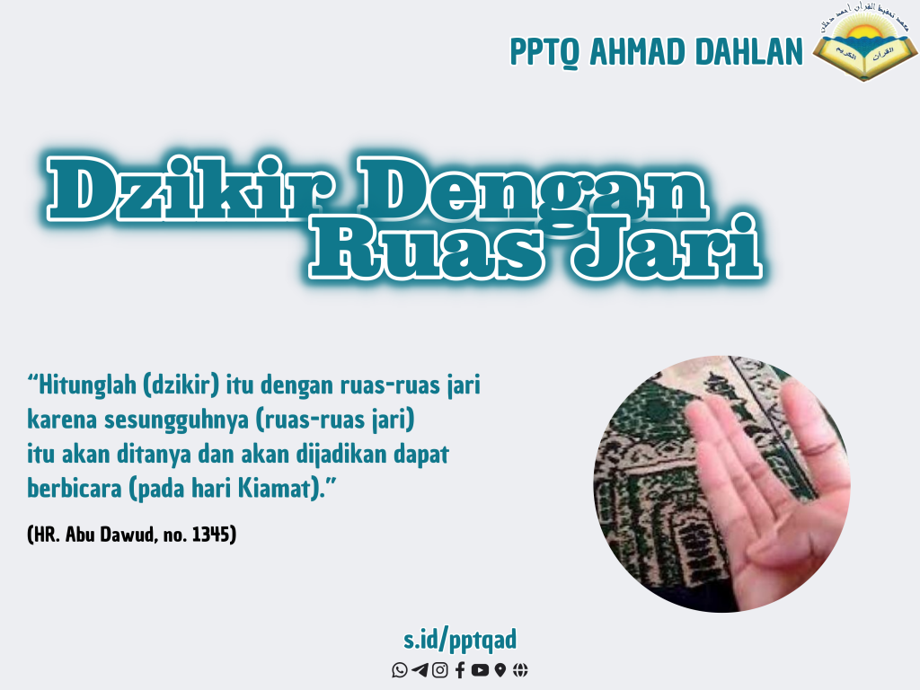 arti berdzikir dengan ruas jari